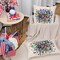4th of July Pillow Covers 18x18 Inch Stars Floral Vase Butterfly Decor Patriotic America USA Holiday Pillow Case Independence Memorial Day Decorations for Home Sofa